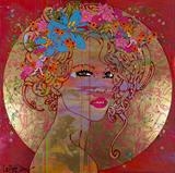 Colour Me Springtime by Louise Dear, Painting, Mixed media on aluminium
