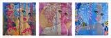 Coo..ee! splash, blush, bloom by Louise Dear, Artist Print