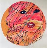 Glittering Goddess iii by Louise Dear, Painting