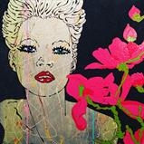 I Choose You ... black velvet by Louise Dear, Painting