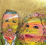 Ivan and Nikki by Louise Dear, Painting