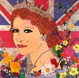 Our Young Queen (with love and admiration) by Louise Dear, Painting