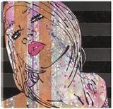 crush ii by Louise Dear, Giclee Print, hand embellished box canvas