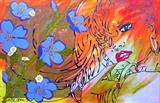 feeling amorous by Louise Dear, Painting