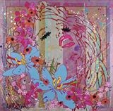 frisson .. blush by Louise Dear, Painting
