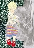 red shoes by Louise Dear, Giclee Print