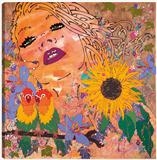 you are my sunshine, my only sunshine by Louise Dear, Giclee Print, hand embellished